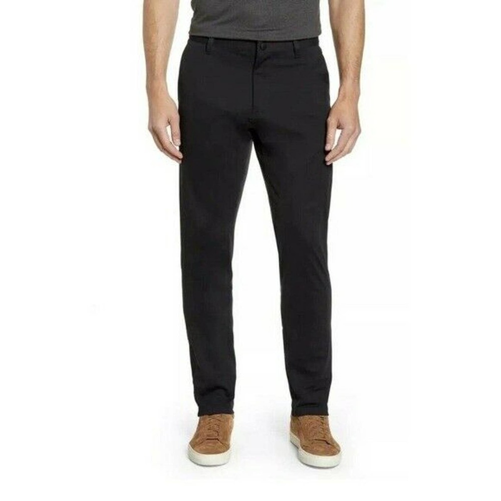 Rhone Pants 28 x 32 Black Commuter Dress Pants Stretch Warp Knit NWT